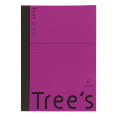 Trees notebook 60 pages B5 violet