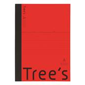 Trees notebook 60 pages B5 rouge