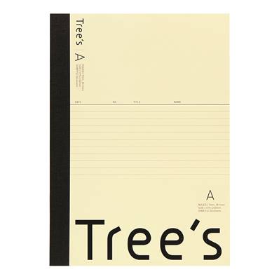 Trees notebook 60 pages B5 crème