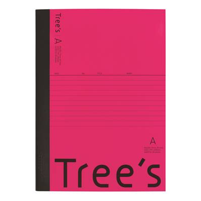 Trees notebook 60 pages B5 rose
