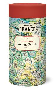 Puzzle 1000 pièces plan de la France 55 x 70 cm