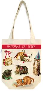 Sac en toile chats 41 x 34 cm